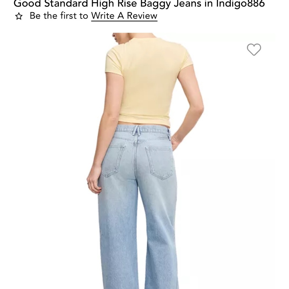 Good American High Rise baggy Jeans - Picture 2 of 12